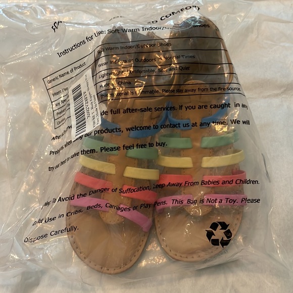 FIBURE Rainbow Gladiator Sandals - Picture 6 of 7